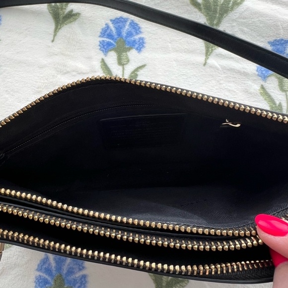 Coach Black Leather Crosby Crossbody Bag - Picture 5 of 10